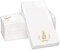 100-Pack Gold Pineapple Foil Airlaid Paper Napkins, 12×17 in, Linen-Like & Absorbent